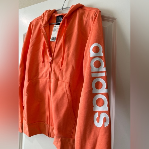 adidas Jackets & Coats Adidas Zip Up Hoodie In Womens Large Poshmark